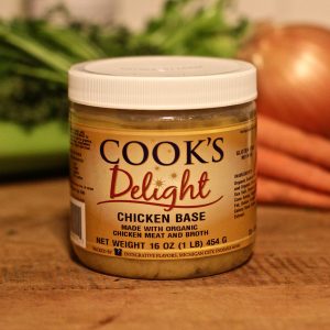 Cook's Delight Chicken Soup Base made with Organic Chicken Meat and Broth 1 lb jar